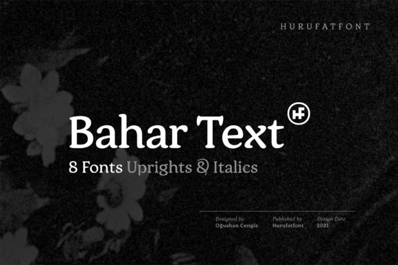 Bahar Text: The Bold Display Font for Modern Branding