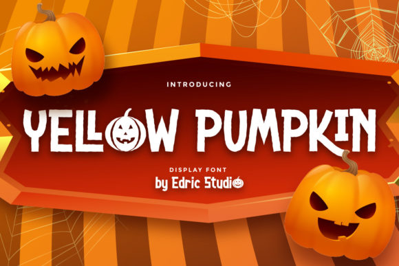 Bring Halloween Spirit to Your Campaigns with Yellow Pumpkin Font