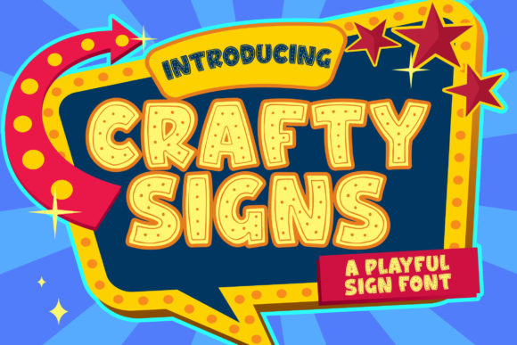 Crafty Signs: A Font That Makes Your Small Business Look Memorable