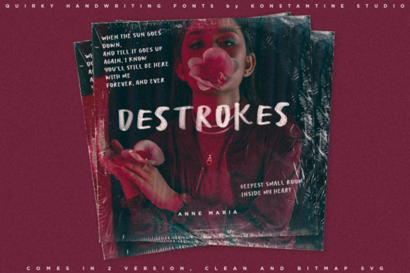 Destrokes Font: A Friendly Display Typeface for Editorial Impact