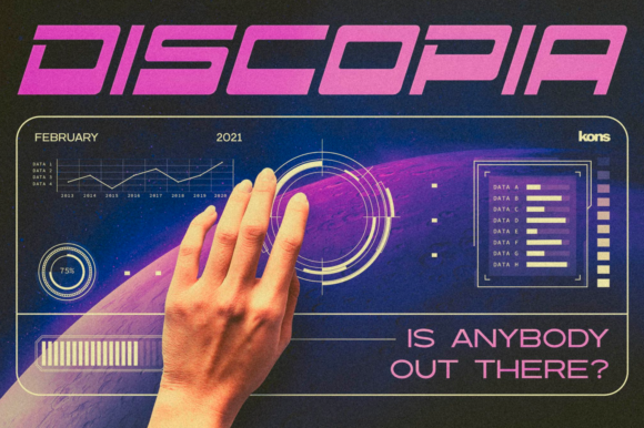 Discopia Font: A Bold Choice for Crafters and Product Creators