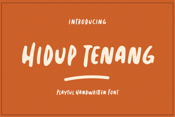 Discovering Hidup Tenang: A Font for Calmer Editorial Moments