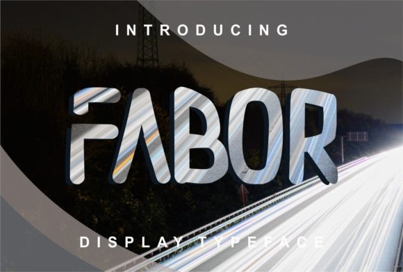 Fabor: A Modern Display Font for Editorial Design