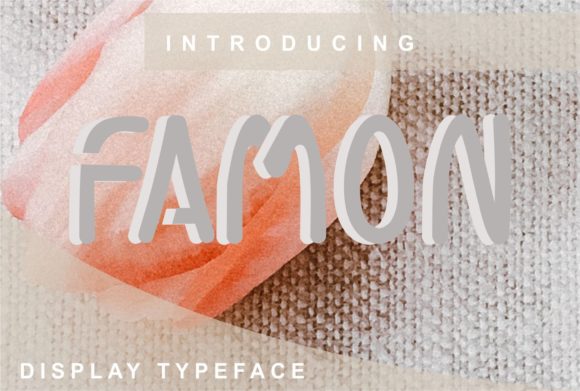 Famon: The Modern Display Font for Your Creative Shop