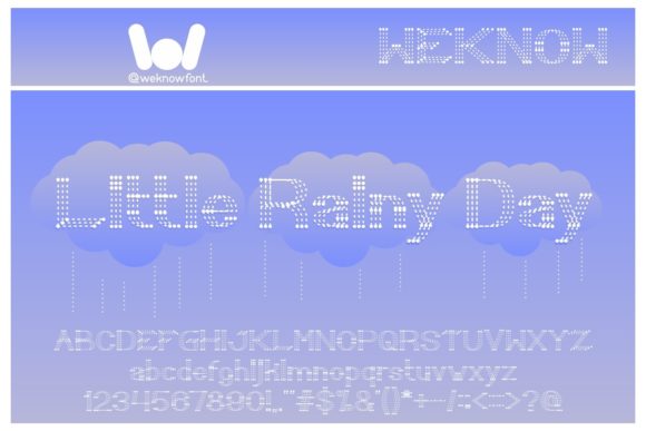 Finding Your Editorial Rhythm with the Little Rainy Day Font