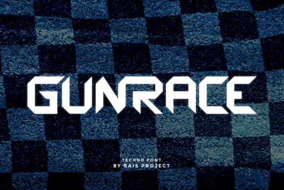 Gunrace: A Bold Display Font for Modern Campaigns