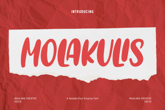 Molakulis: A Display Font Built for Editorial Energy