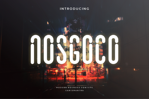 Nosgoco: A Modern Display Font for Editorial Mood