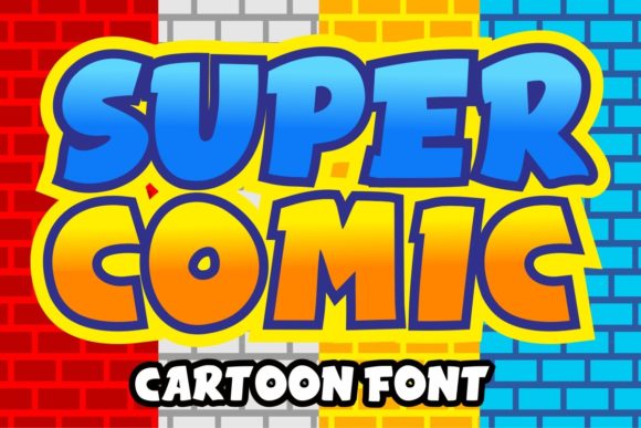 Super Comic Font: A Friendly Display Typeface for Digital Design