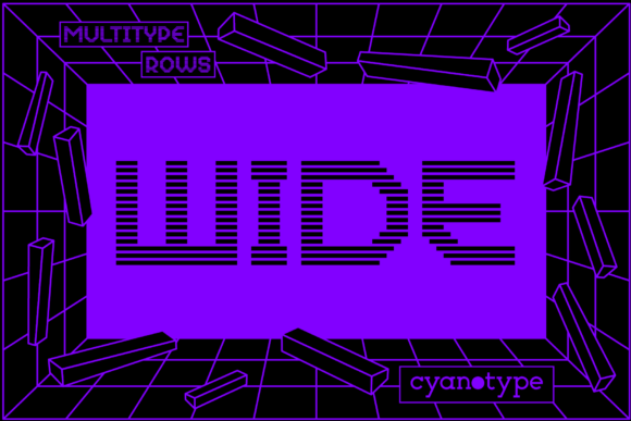 Testing MultiType Rows Wide for Digital Design Projects