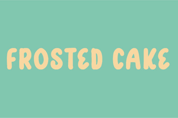 The Frosted Cake Display Font: A Digital Designer's Secret Weapon