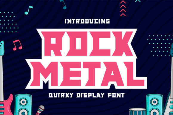 The Rock Metal Font: A Bold Statement for Crafted Products