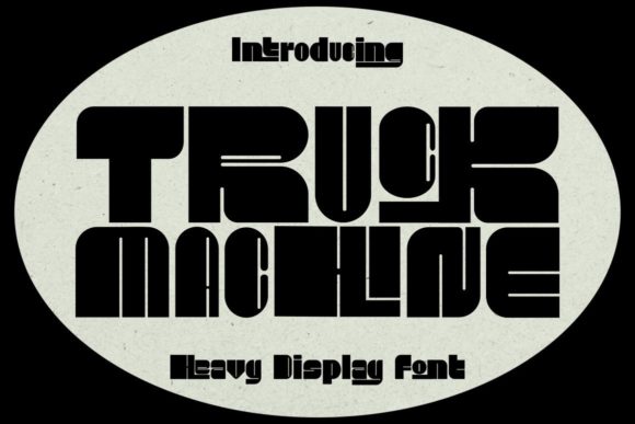 Truck Machine: A Display Font Built for Bold Campaigns