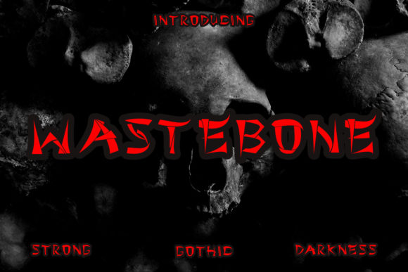 Wastebone: A Bold Display Font for Digital Visibility