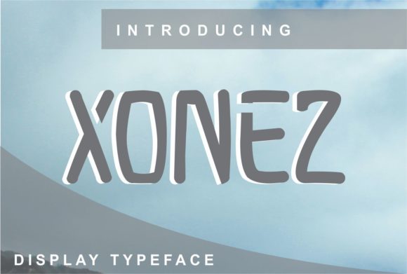 Xonez: An Adaptable Display Font for Creative Branding